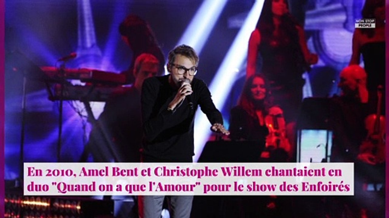 Amel Bent : ce tendre message qu'elle a reçu de Christophe Willem et qui ravit les fans