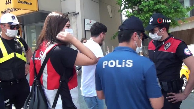 Taksim’de polis ekiplerinden şok “dar alan uygulaması”