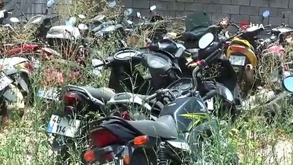 Otoparklar motosiklet mezarlığına döndü; 14 yıldır sahibini bekleyen var