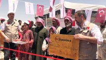 Sadakataşı İdlib’de briket ev açılışlarını sürdürüyor