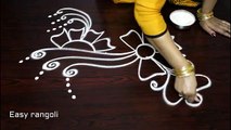 creative and ,innovative freehand, rangoli designs ,   simple kolam designs,    easy muggulu designs