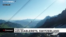 شاهد: السويسري فريدي نوك يحقق 3 أرقام قياسية جديدة في المشي على الحبل