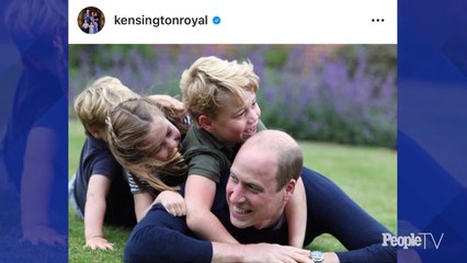 Prince William Gets the Cutest Father's Day Photoshoot and The Queen's Horses Get in the Spotlight