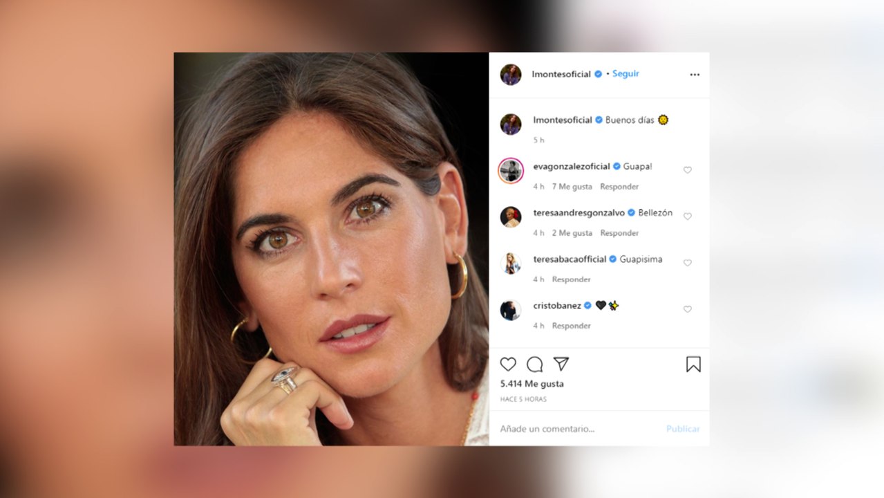 Eva González y Lourdes Montes, más cerca que nunca