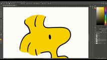 How to draw Snoopy (speed drawing) digital art