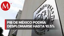 FMI prevé contracción económica de México más profunda; PIB caerá 10.5%