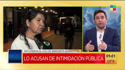 Detuvieron al hijo de Margarita Barrientos: disparó borracho con una escopeta
