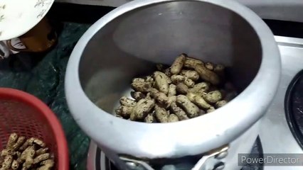 How to  roast groundnut without pan & cooking pot?बिना रेत, नमक, कढाई व तवा  के मूँग फली  कैसे भूनें?