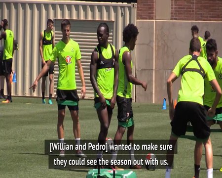 Lampard delighted Willian and Pedro extend Chelsea contracts