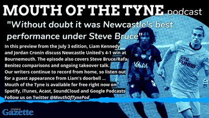 Mouth of the Tyne podcast on Newcastle's 4-1 win at Bournemouth