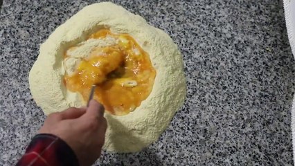 Easy Homamade Semolina Pasta  - Easy to Make - From the Home Kitchen - Basic with Baker Arwen