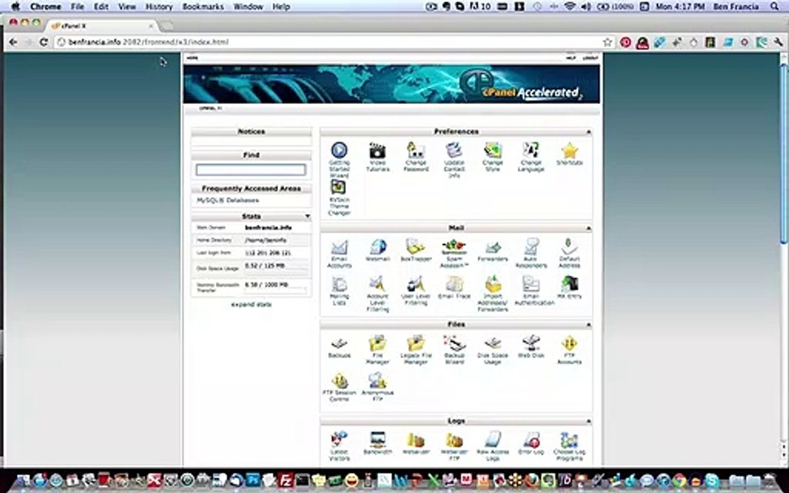 Ben Francia - How to Install WordPress