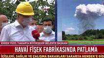 Sakarya Büyükşehir Belediye Başkanı Ekrem Yüce: Havadan müdahale çalışmalarımız devam ediyor; Çevre illerden yardım istedik
