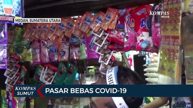 Pemko Medan Terapkan Gerakan Pasar Bebas Covid-19