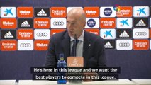 We want the best players in LaLiga - Zidane on Messi exit rumours