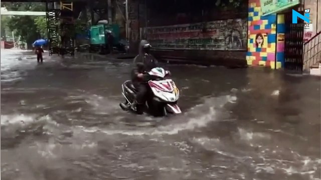 Heavy rains cause waterlogging in several places at Mumbai
