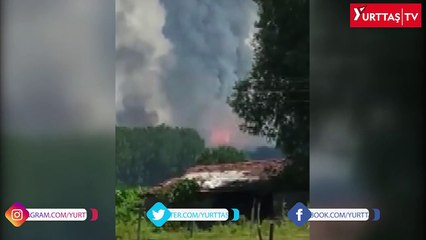 Havai fişek fabrikasında korkutan patlama! Ölü ve yaralılar var