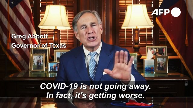 Texas governor makes face coverings mandatory in public spaces