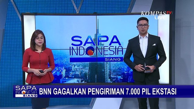 BNN Gagalkan Pengiriman 7.000 Pil Ekstasi