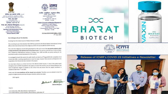 COVID-19 Vaccine COVAXIN By Aug 15, ICMR and Bharat Biotech To Launch for Public Use