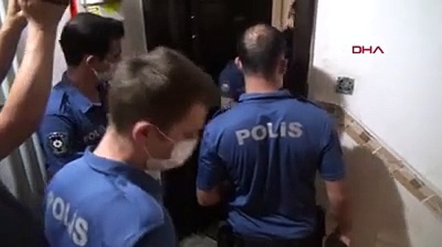 Kocasının döverek eve kilitlediği kadını polis kurtardı