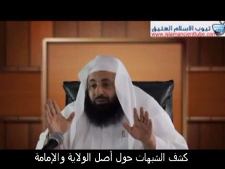 يردد الطريفي وشافي العجمي شبهة هزيلة للخروج على الحاكم بتشبيهه بمن يؤم المصلين الشيخ د الريس