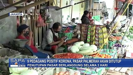 Pasar Palmerah Ditutup 3 Hari Karena Ada 9 Pedagang Positif Covid-19
