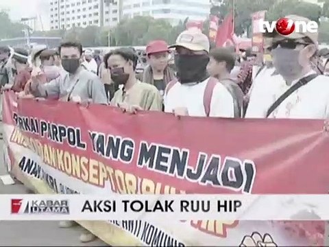 PA Alumni 212 Unjuk Rasa Tolak RUU HIP