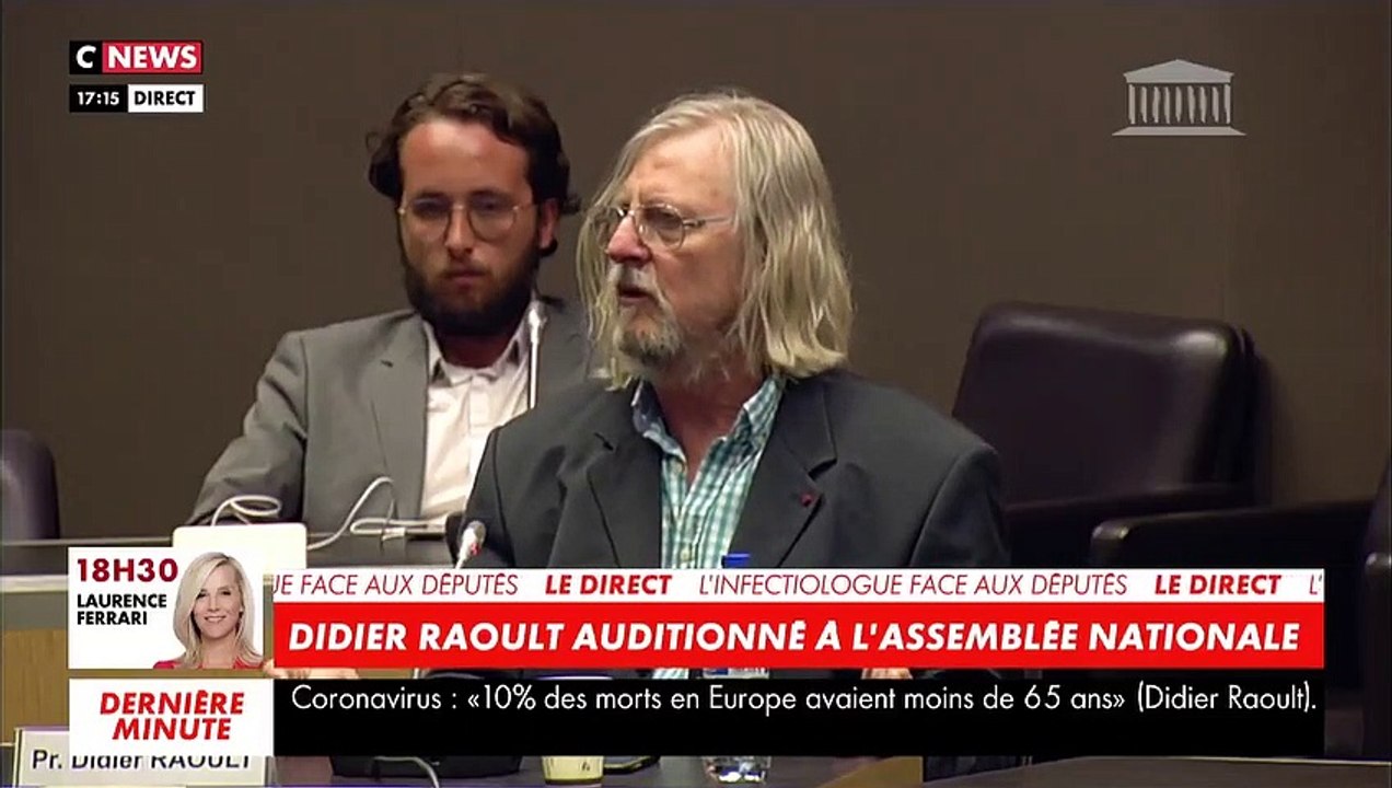 Coronavirus : Le professeur Didier Raoult à propos des tests devant la commission d'enquête de l'Assemblée :    « On n’a pas dit la vérité »