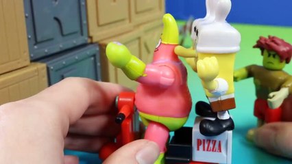 Imaginext Spongebob SquarePants Goes To Roblox Jail With Glove World Patrick Pretend Play