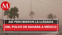 La llegada del polvo de Sahara causa incertidumbre en mexicanos