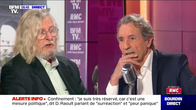 Le Pr Raoult affirme qu'il ne fera jamais de politique: Non, je ne vais pas commencer, à mon âge, à changer de métier