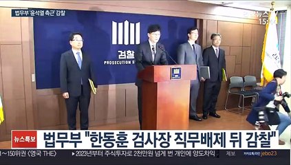 법무부 '검언유착' 감찰 착수…윤석열 측근 겨냥