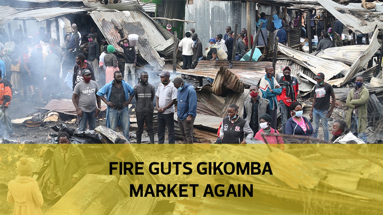 Fire guts Gikomba market again