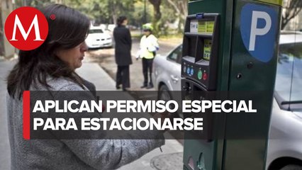 Semovi amplía vigencia de permisos para estacionar en zonas de parquímetros