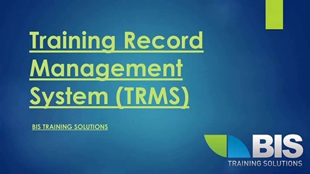 Training Record Management System