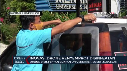 Drone Disinfektan Buatan Universitas Negeri Makassar