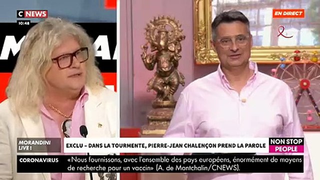 Interview de Pierre-Jean Chalençon en exclu dans Morandini Live