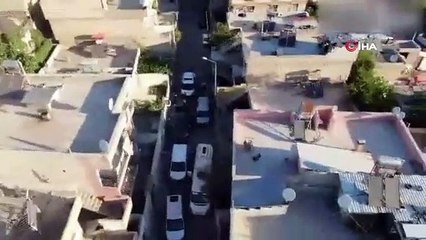 5 mahallede 13 adrese eş zamanlı uyuşturucu operasyonu