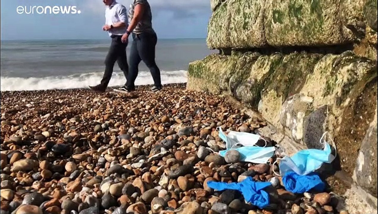 La mer et son littoral victimes des "déchets Covid"