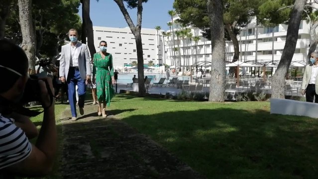 Los Reyes de España llegan a Palma de Mallorca