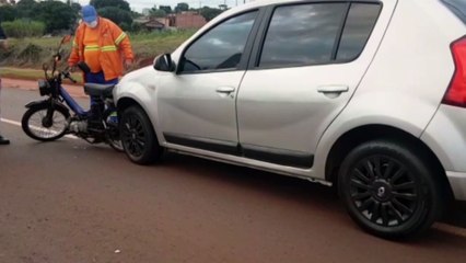 Homem de 42 anos fica ferido em acidente no Brasmadeira