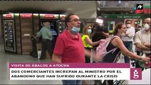 Ábalos va a hacerse la foto a la estación de Atocha y los comerciantes le abuchean