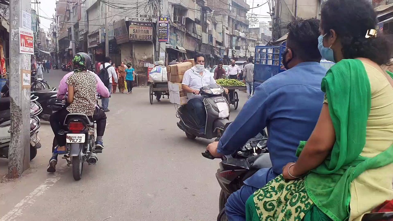 Indian Market After Covid-19 Lockdown Books Market Or Kitaab Bazar chaura Bazar Ludhiana
