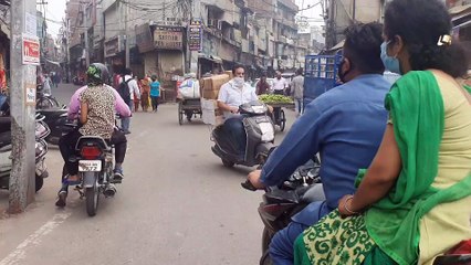 Indian Market After Covid-19 Lockdown Books Market Or Kitaab Bazar chaura Bazar Ludhiana