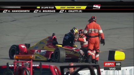 IndyCar 2015 - Accidente de Justin Wilson (QEPD) en Pocono ( 720 X 720 )