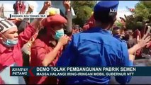 Demo Mahasiswa Tolak Pembangunan Pabrik Semen Berujung Ricuh