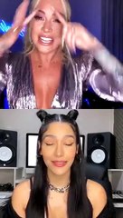 Leslie Shaw comenta nuevo hit "Estoy soltera" grabado con Thalia junto a Farina en transmisión en vivo 25.06.2020