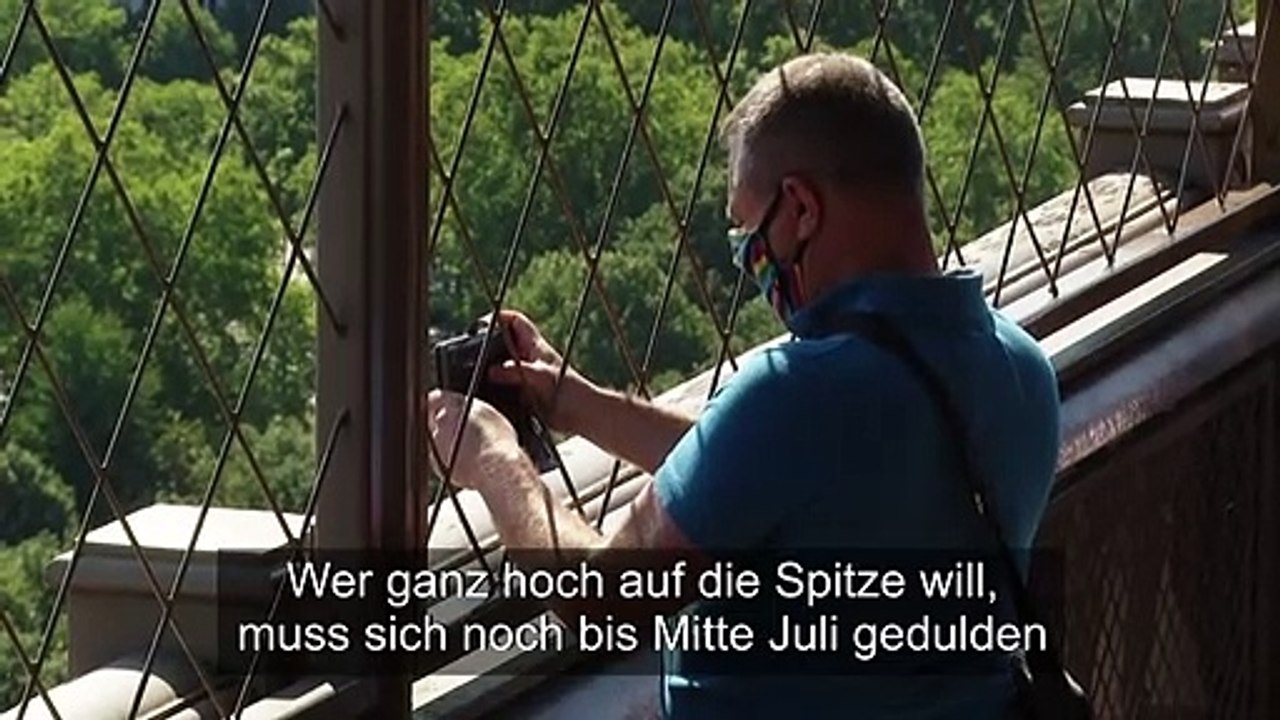Eiffelturm empfängt wieder Besucher - nur ohne Aufzug