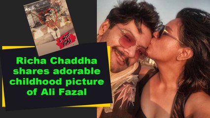 Richa Chaddha shares adorable childhood picture of Ali Fazal